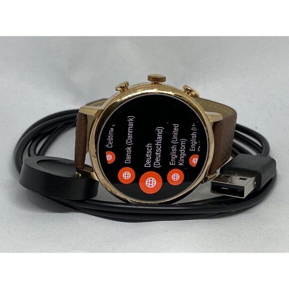 Fossil Gen 4 Authentic Digital Dial Smart Watch Custom Band FTW6018 LT283 - Picture 7 of 12